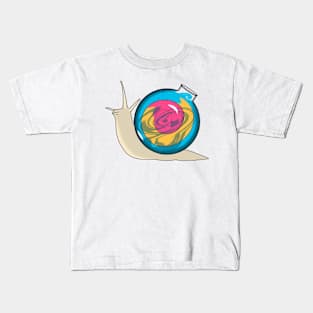 Cute Magic potion snail -- Pastels Kids T-Shirt